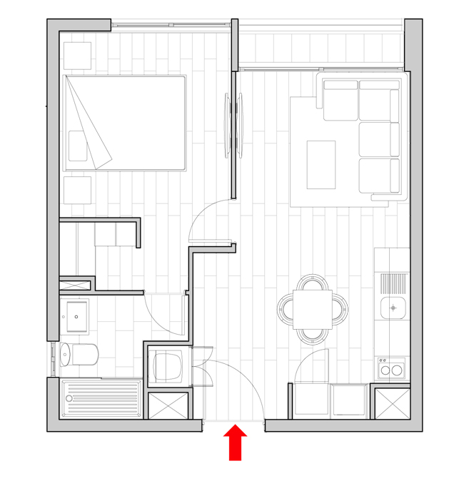 Plano Departamento 1705